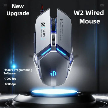 USB Wired Gaming Mouse – 4000 DPI RGB Style Gamer Mouse - TREASURE ESHOP