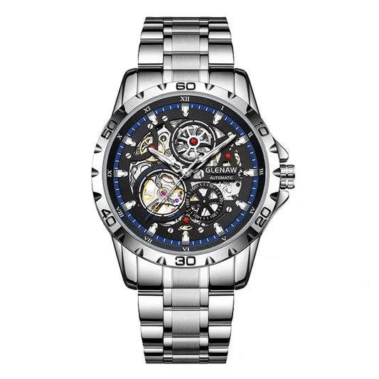 Steampunk Skeleton Automatic Watch for Men | Luxury Mechanical Timepiece - TREASURE ESHOP