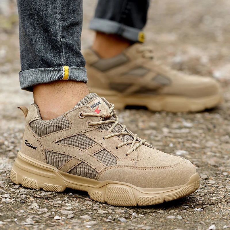 Men’s Insulated Safety Shoes – Anti-Smash Puncture-Proof Work Boots