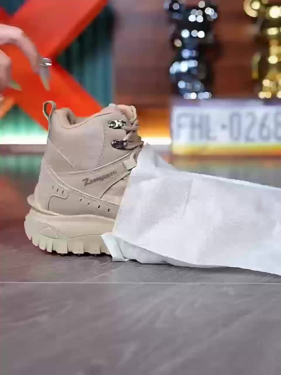 Men’s All-Season High-Top Hiking Boots – Durable Outdoor Ankle Support Shoes