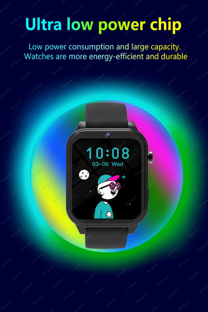 Kids Smart Watch with Camera Games – 1.83” Touch Screen, Fitness Tracker, Sleep Monitor, Alarm Gifts for Boys Girls - TREASURE ESHOP