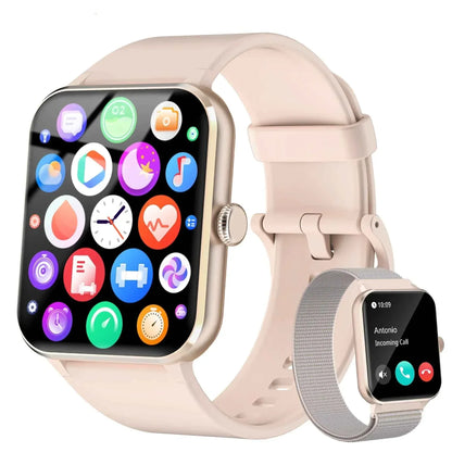 Smartwatch – 1.85” HD Touch Screen, Wireless Calling, 100+ Sports Modes, 24/7 Heart Rate & SpO2 Tracking