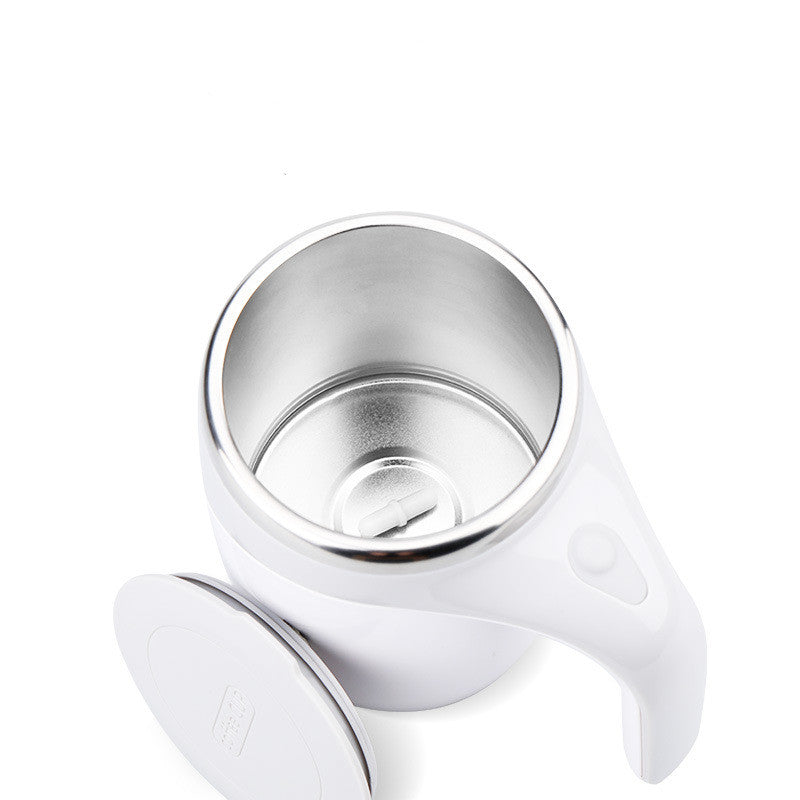 Selbstrührender Becher mit USB-Aufladung ✔ Perfekt gemixter Kaffee & Shakes auf Knopfdruck ✔ Magnetisches Rührsystem ✔ Ideal für Zuhause, Büro & Fitness.