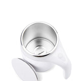 Selbstrührender Becher mit USB-Aufladung ✔ Perfekt gemixter Kaffee & Shakes auf Knopfdruck ✔ Magnetisches Rührsystem ✔ Ideal für Zuhause, Büro & Fitness.