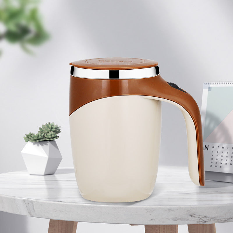 Selbstrührender Becher mit USB-Aufladung ✔ Perfekt gemixter Kaffee & Shakes auf Knopfdruck ✔ Magnetisches Rührsystem ✔ Ideal für Zuhause, Büro & Fitness.