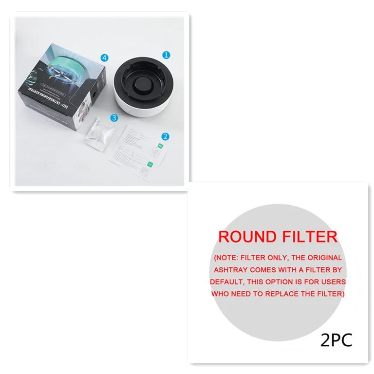 Smokeless Ashtray with Air Purifier – Portable Smoke & Odor Remover for Home & Car