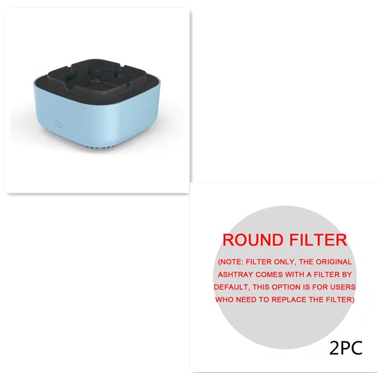 Smokeless Ashtray with Air Purifier – Portable Smoke & Odor Remover for Home & Car
