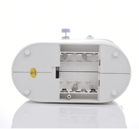White sewing machine on a white background