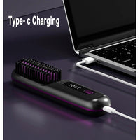 Kabelloser Haarglätter 2-in-1 – Tragbarer Lockenstab mit USB & Schnellheizfunktion