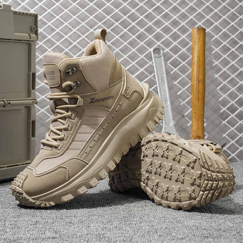 Men’s All-Season High-Top Hiking Boots – Durable Outdoor Ankle Support Shoes