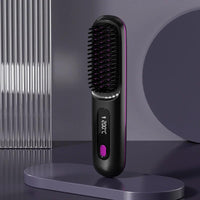 Kabelloser Haarglätter 2-in-1 – Tragbarer Lockenstab mit USB & Schnellheizfunktion