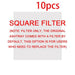 Square filter 10pcs
