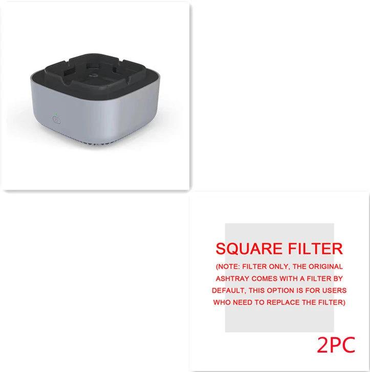 Smokeless Ashtray with Air Purifier – Portable Smoke & Odor Remover for Home & Car