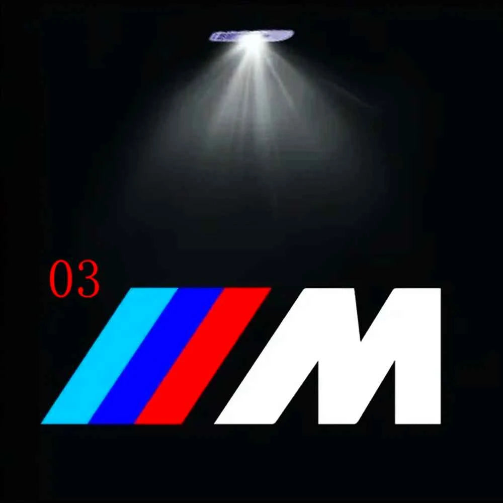 2er Set LED Türprojektoren BMW Logo | Einstiegsbeleuchtung E60 F30 M2 M3 M4 M5 X1 X3 X5
