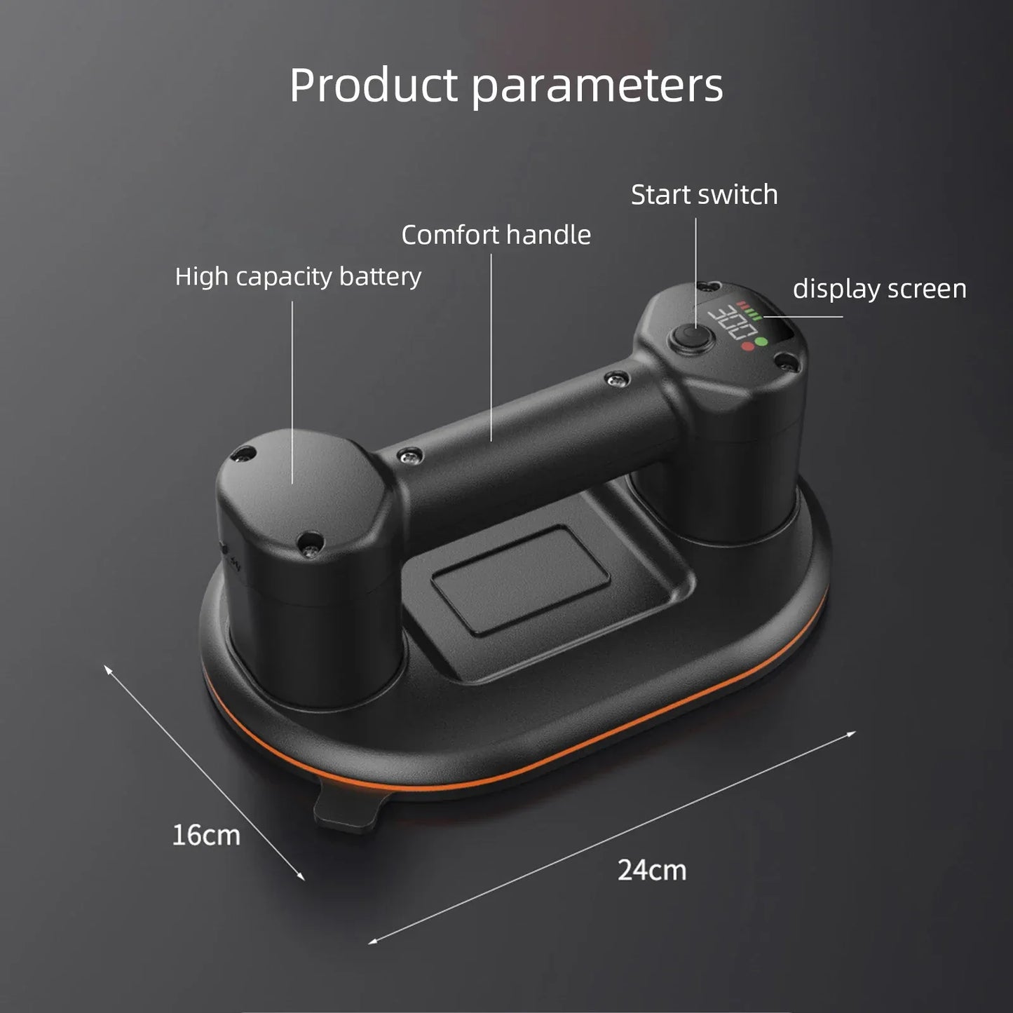 300KG Electric Vacuum Lifter | Dual Motor Industrial Tool - TREASURE ESHOP