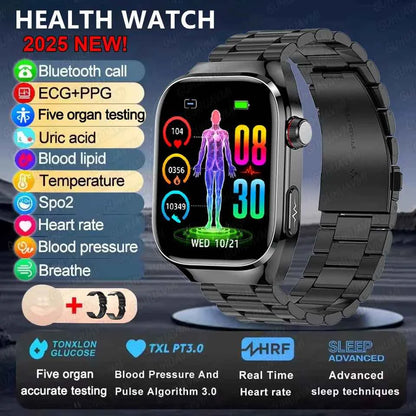 Micro Physical Examination Smartwatch – 2.04” AMOLED Sapphire