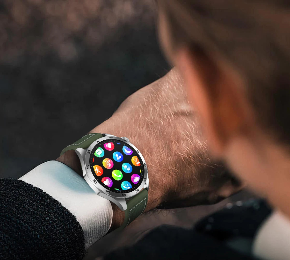 ECG+PPG Laser Health Smartwatch ET485 – Blood Pressure, Heart Rate, Uric Acid Body Composition | 1.43” AMOLED - TREASURE ESHOP