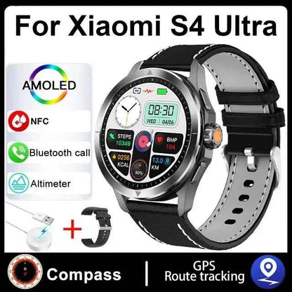 Ultra Outdoor Sports Smartwatch Men – 1.53” AMOLED HD, GPS, NFC, Compass, Heart Rate, Waterproof Bluetooth Calling Watch