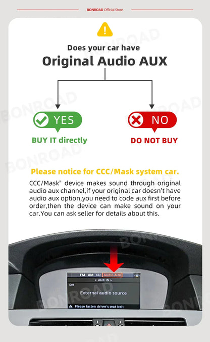 BMW E60 E90 CarPlay Android Auto | 8.8” Android 12 Multimedia - TREASURE ESHOP