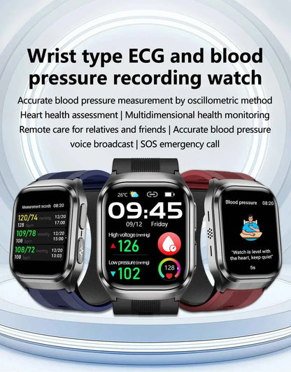 HUAWEI S17 Air Bag Smartwatch – 2.06” AMOLED HD | ECG + PPG | True Blood Pressure, Blood Fat SpO2 Monitor | NFC + Bluetooth Call