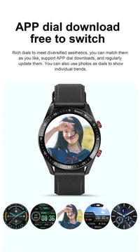 ChiBear Men’s Smartwatch – ECG+PPG Health Monitor | 1.28” HD Round Display | Bluetooth Call | Fitness &amp; Sports Waterproof Watch