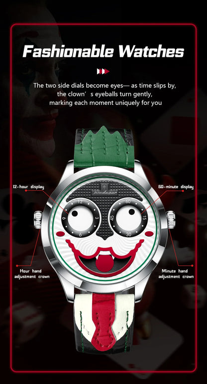 Luxury Men’s Quartz Watch | Waterproof Leather Sports - TREASURE ESHOP