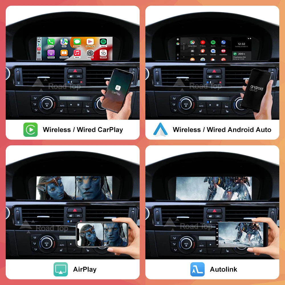 Wireless CarPlay BMW 3/5 Series 8.8” CarPlay Android Auto Screen - TREASURE ESHOP