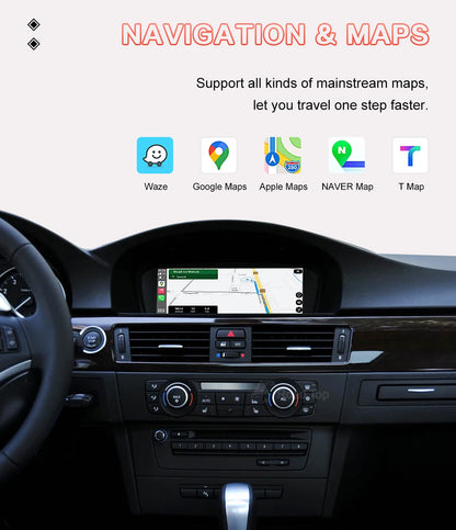 Wireless CarPlay BMW 3/5 Series 8.8” CarPlay Android Auto Screen - TREASURE ESHOP