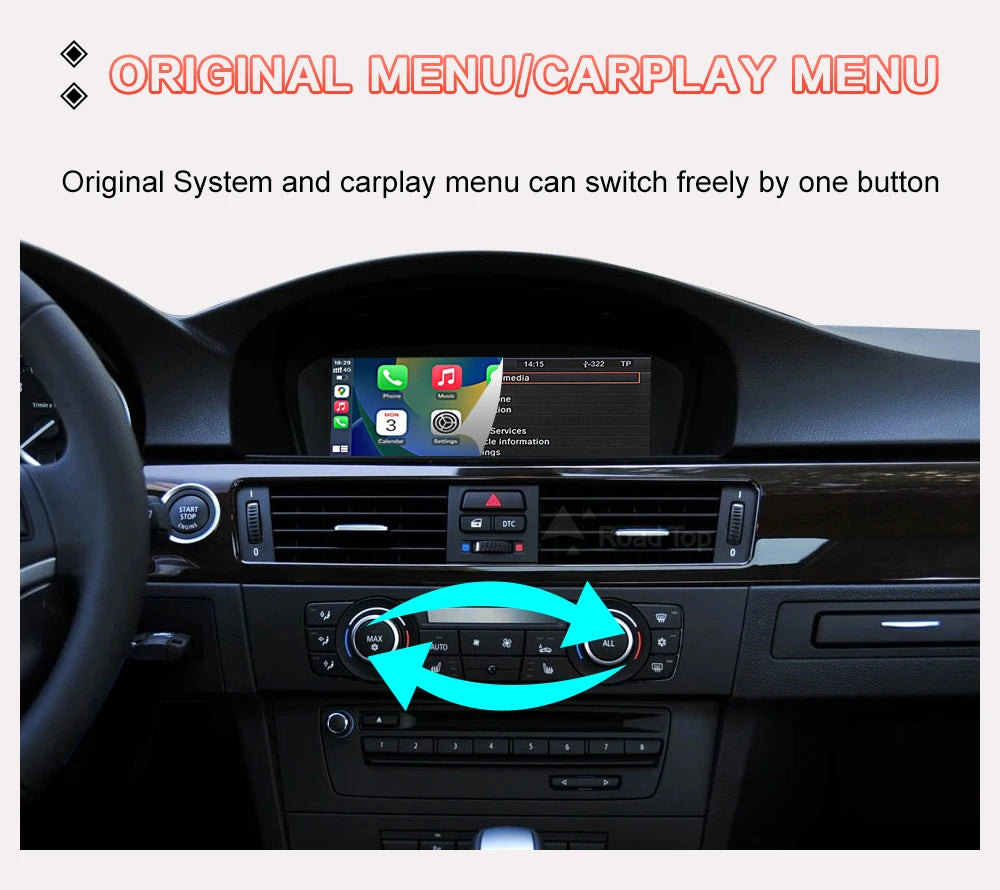 Wireless CarPlay BMW 3/5 Series 8.8” CarPlay Android Auto Screen - TREASURE ESHOP