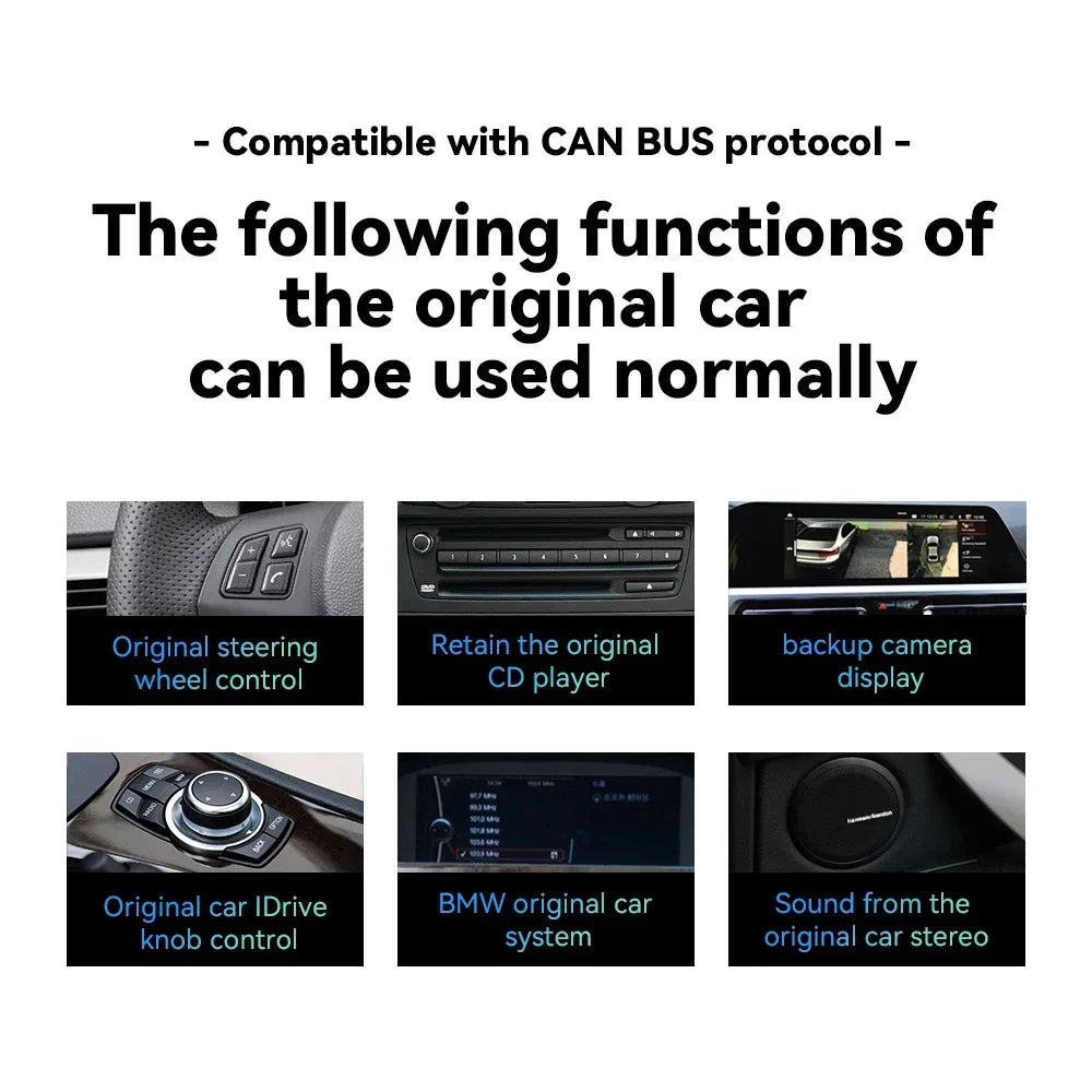 Android 14 Car Radio BMW 3/5 Series | CarPlay & GPS - TREASURE ESHOP