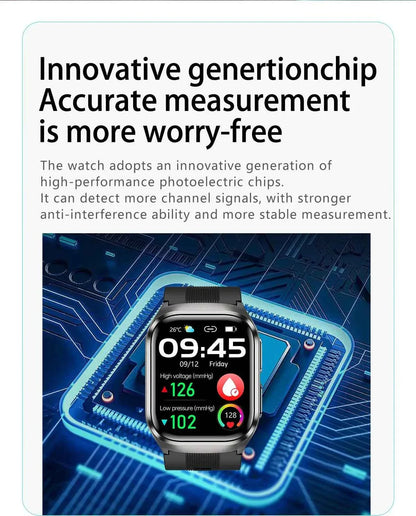 HUAWEI S17 Air Bag Smartwatch – 2.06” AMOLED HD | ECG + PPG | True Blood Pressure, Blood Fat SpO2 Monitor | NFC + Bluetooth Call