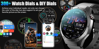 Men’s Smartwatch GT5 Pro – 1.52" HD AMOLED | GPS, Bluetooth Calling, Heart Rate Fitness Tracker | IP68 Waterproof
