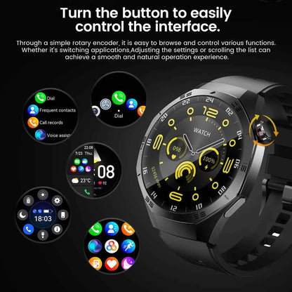 Men’s Smartwatch GT5 Pro – 1.52" HD AMOLED | GPS, Bluetooth Calling, Heart Rate Fitness Tracker | IP68 Waterproof