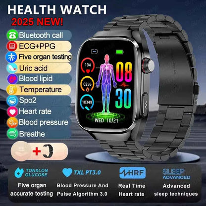 Micro Physical Examination Smartwatch – 2.04” AMOLED Sapphire