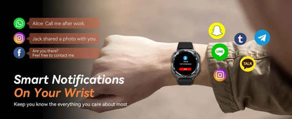 Watch 7 Ultra Smart Watch HD Round Display, Heart Rate, Blood Oxygen, GPS, Bluetooth Calling, IPX8 Waterproof