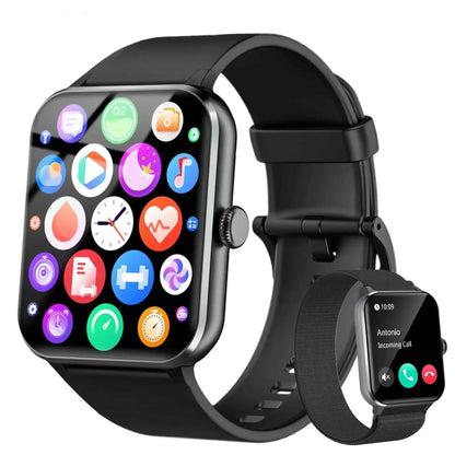 Smartwatch – 1.85” HD Touch Screen, Wireless Calling, 100+ Sports Modes, 24/7 Heart Rate & SpO2 Tracking