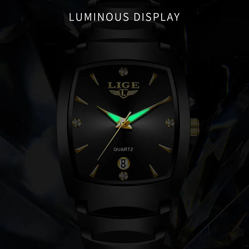 Women’s Luxury Stainless Steel Quartz Watch – Elegant Business Ladies Fashion Wristwatch - TREASURE ESHOP