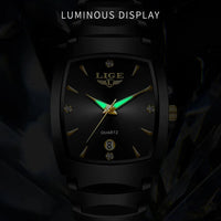 Women’s Luxury Stainless Steel Quartz Watch – Elegant Business Ladies Fashion Wristwatch - TREASURE ESHOP