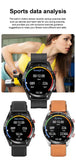 ChiBear Men’s Smartwatch – ECG+PPG Health Monitor | 1.28” HD Round Display | Bluetooth Call | Fitness &amp; Sports Waterproof Watch