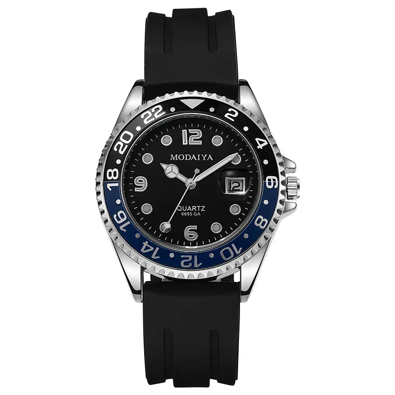Men’s Sport Quartz Watch – Luxury Military Style, Shock Resistant, Full Steel Case, 3ATM Waterproof - TREASURE ESHOP