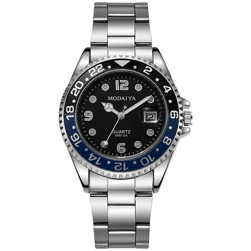 Men’s Sport Quartz Watch – Luxury Military Style, Shock Resistant, Full Steel Case, 3ATM Waterproof - TREASURE ESHOP