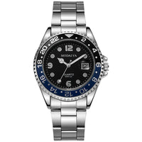 Men’s Sport Quartz Watch – Luxury Military Style, Shock Resistant, Full Steel Case, 3ATM Waterproof - TREASURE ESHOP