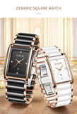 Watch for Women Japanese Movement Ceramics Strap Luxury Ladies Bracelet Quartz Watches - TREASURE ESHOP
