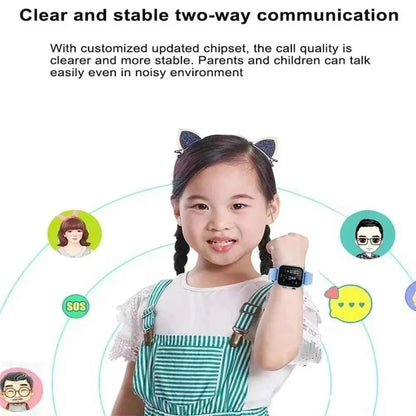 Kids GPS Smart Watch – 5G Location, SOS Call, Camera Waterproof Smartwatch for Children