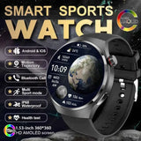 Watch 4 GT Series Smartwatch – 1.53” AMOLED Display, Bluetooth Calling, Heart Rate & Sleep Monitor, Fitness Tracker for Men