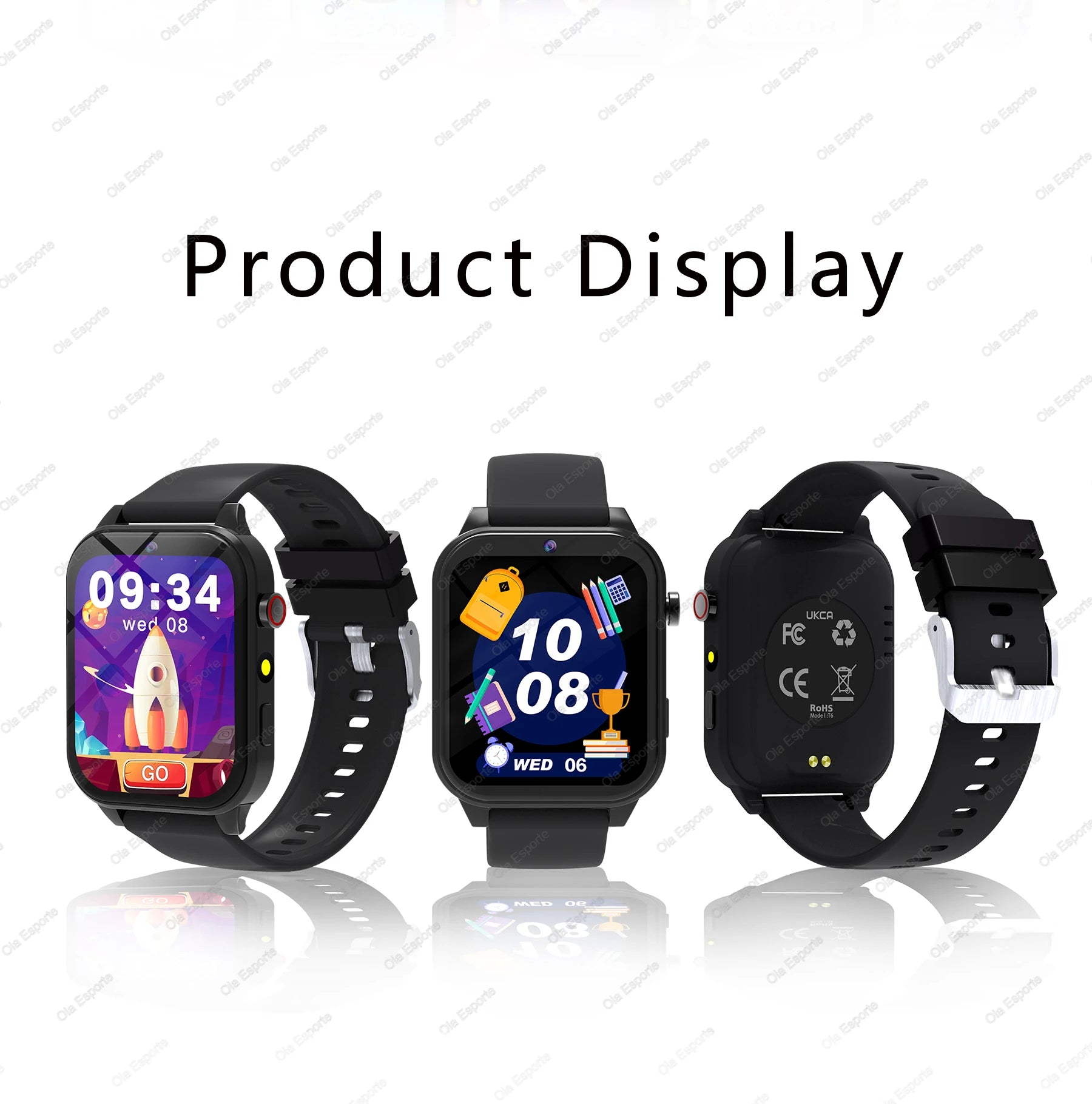 Kids Smart Watch with Camera Games – 1.83” Touch Screen, Fitness Tracker, Sleep Monitor, Alarm Gifts for Boys Girls - TREASURE ESHOP