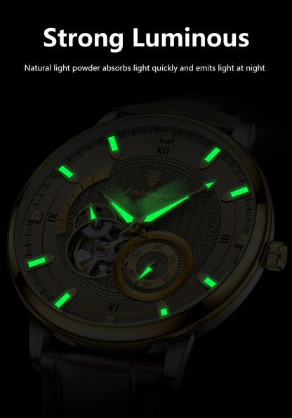 Men’s Automatic Mechanical Watch | Skeleton Tourbillon - TREASURE ESHOP