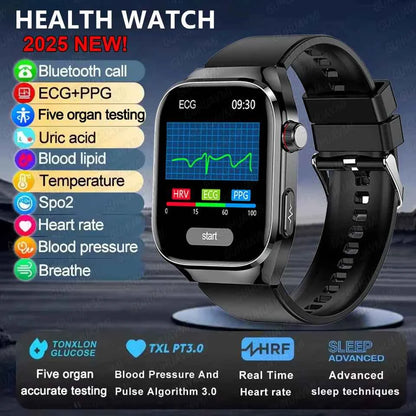 Micro Physical Examination Smartwatch – 2.04” AMOLED Sapphire