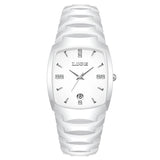 LIGE Luxury Ladies Waterproof Ceramic Watch – Elegant Quartz Wristwatch with Square - TREASURE ESHOP