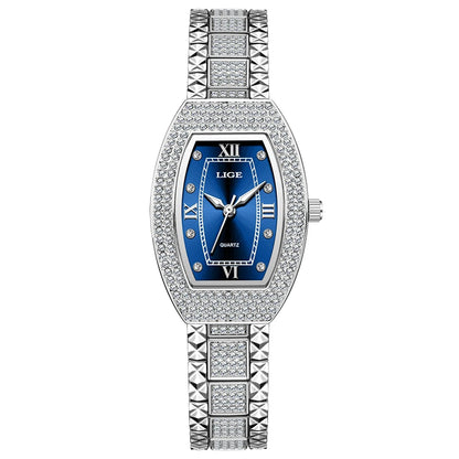 Luxury Diamond Women’s Watch | Elegant Stainless Steel - TREASURE ESHOP
